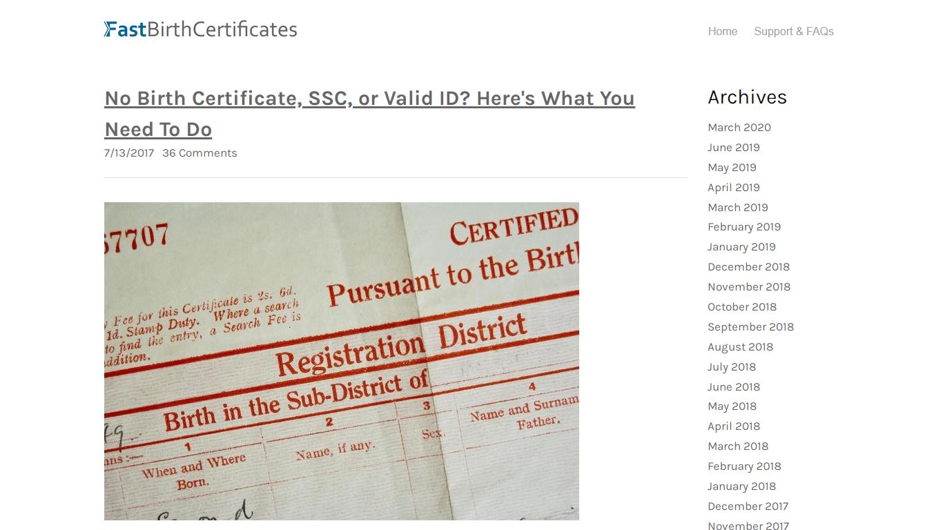 No Birth Certificate, SSC, or Valid ID? Here's What You Need To Do ...